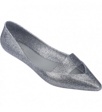 Melissa Womens Maisie Silver Glitter