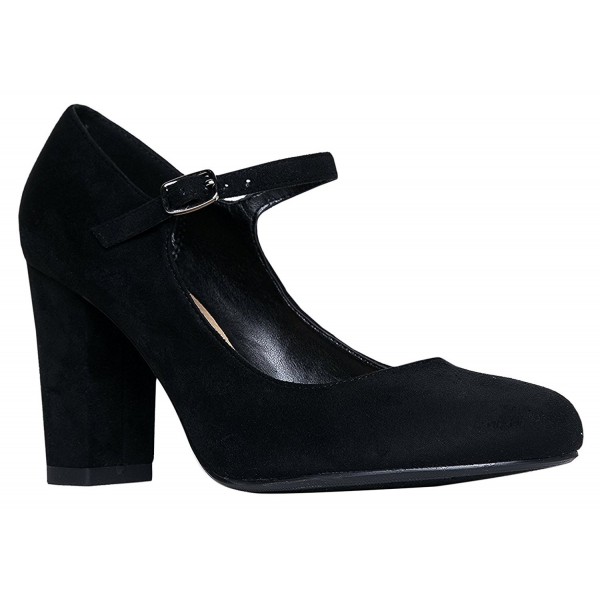 OLIVIA Womens Block High Heel