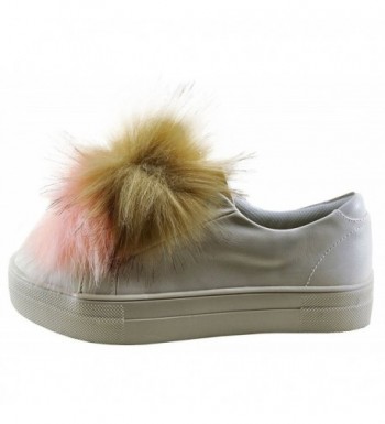 Soda Marabou Platform Fashion Sneaker