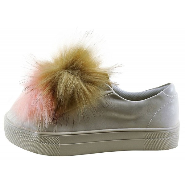 Soda Marabou Platform Fashion Sneaker