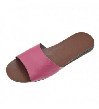 Maylian Summer Synthetic Leather Slippers