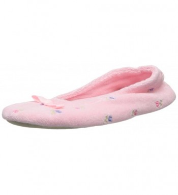 Isotoner Signature Embroidered Ballerina Slipper