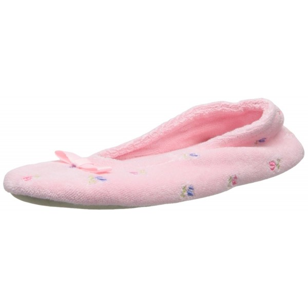 Isotoner Signature Embroidered Ballerina Slipper