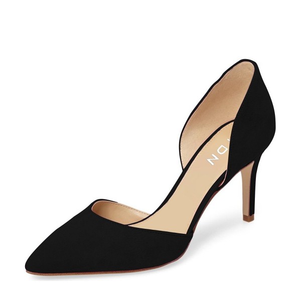 black dressy heels