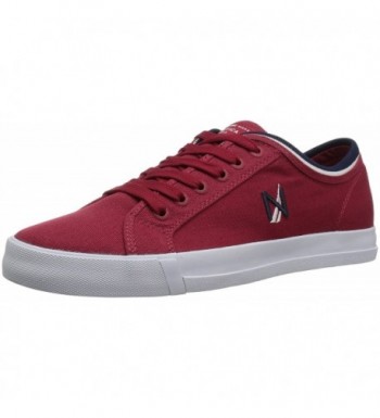 Nautica Mens Sneaker Canvas Medium