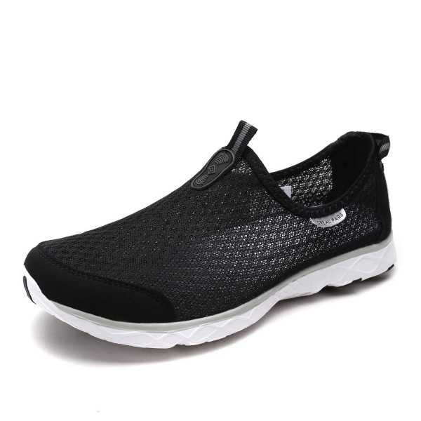 Men's Athletic Slip On Water Shoes - Black-grey - CV17YEZ4MWK