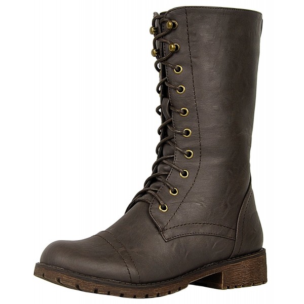 womens mid calf lace up boots