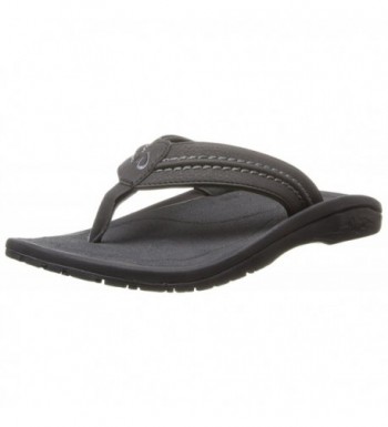 OluKai Hokua Sandal Black Shadow