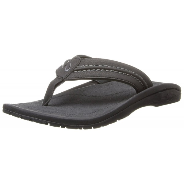 OluKai Hokua Sandal Black Shadow