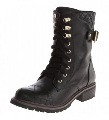 XOXO Womens Jendon Combat Black