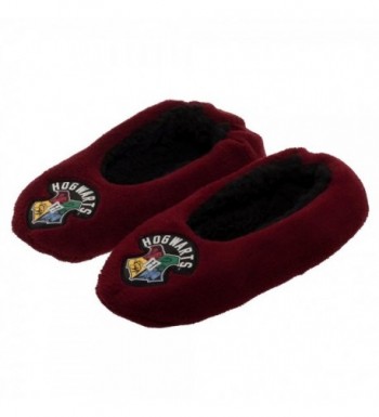 BioWorld Womens Potter Slippers Burgundy