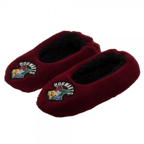 BioWorld Womens Potter Slippers Burgundy