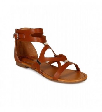 Breckelles Womens Ruby 51 Cutout Gladiator