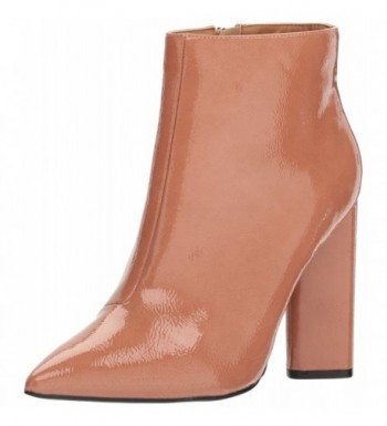 Qupid Womens Pointy Bootie Patent
