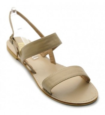 Ollio Womens Comfortable Slingback Sandal