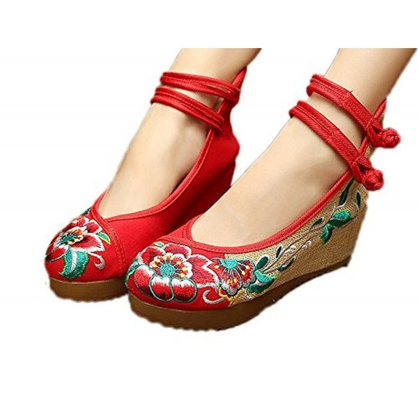 Kool Classic Strappy Embroidery Platform