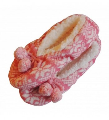 Womens Indoor Booties Slipper Snowflake