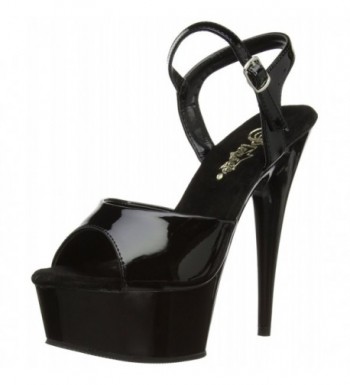 Pleaser Womens Delight 609 Ankle Strap Sandal