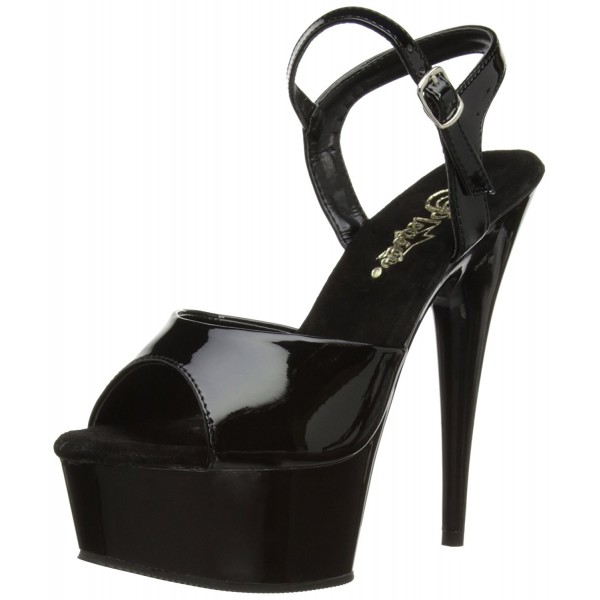 Pleaser Womens Delight 609 Ankle Strap Sandal