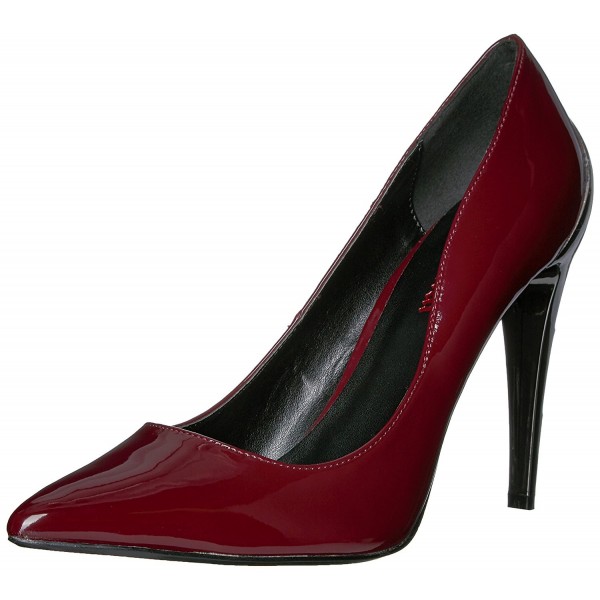 Demonia Womens Vol01 Burgundy Patent