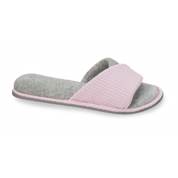 Dearfoams Womens Textured Twist Slipper