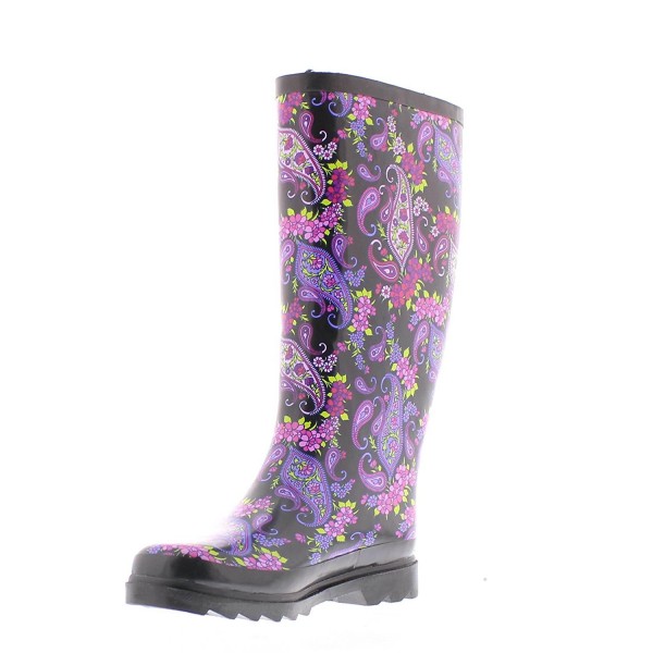 Gold Toe Rainboot valinda Paisley