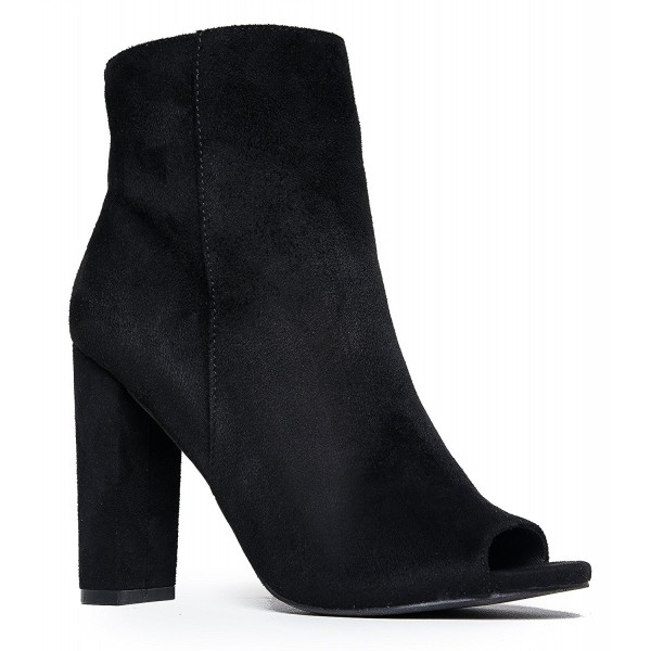 J Adams Peep Ankle Bootie