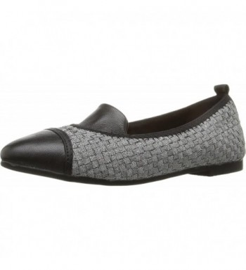 bernie Womens Pewter Black Leather