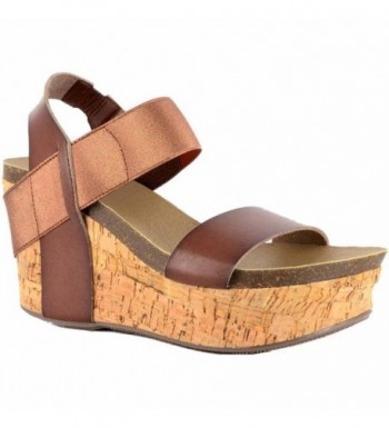 Corkys Wedge Womens Sandal Chocolate