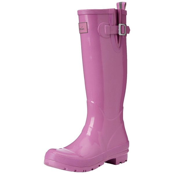 Joules Womens Fieldwelly Gloss Mauve