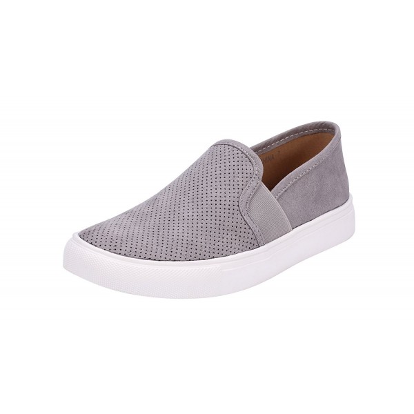 Women's Fashion Casual Slip-on Loafers Classic Sneakers - Lt Grey ...