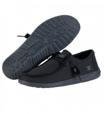 HEY DUDE Mens Wally BLACK