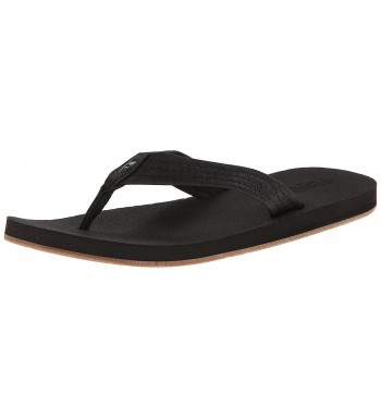 Flojos Mens Equinox Black Sandal