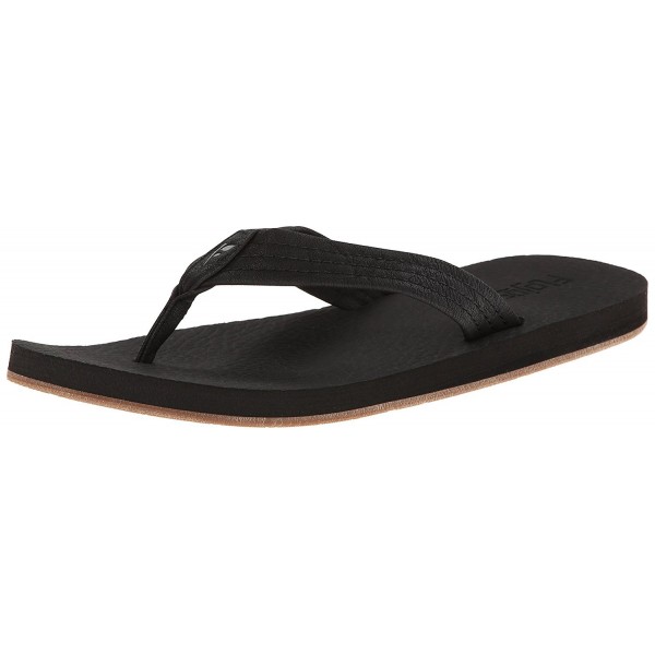 Flojos Mens Equinox Black Sandal