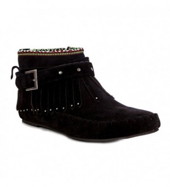 Charles Albert Womens Fringe Moccasin