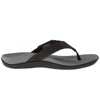 with Orthaheel Technology Men's Ryder Thong Sandals - Black - CO112IFIDNN