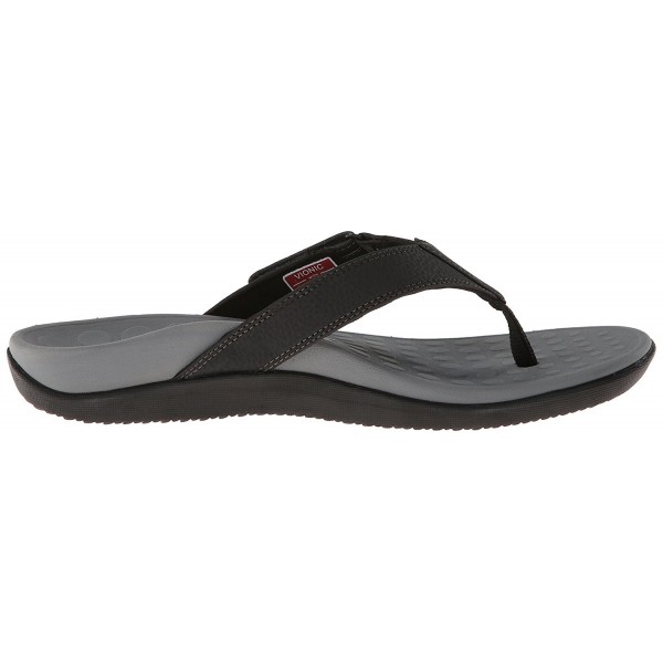 With Orthaheel Technology Mens Ryder Thong Sandals Black Co112ifidnn 