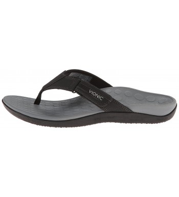 with Orthaheel Technology Men's Ryder Thong Sandals - Black - CO112IFIDNN