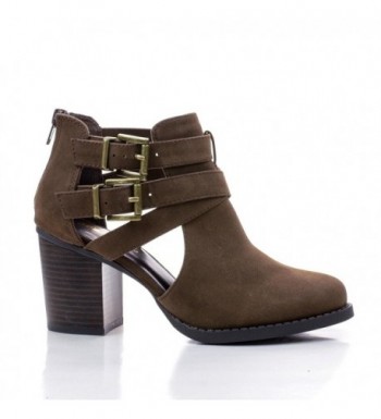 Sullys Scribe Buckle Stacked Bootie 8