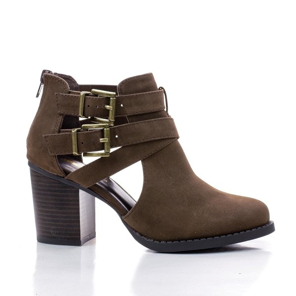 Sullys Scribe Buckle Stacked Bootie 8