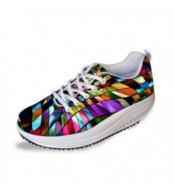 DESIGNS Fashion Pattern Platform Sneakers