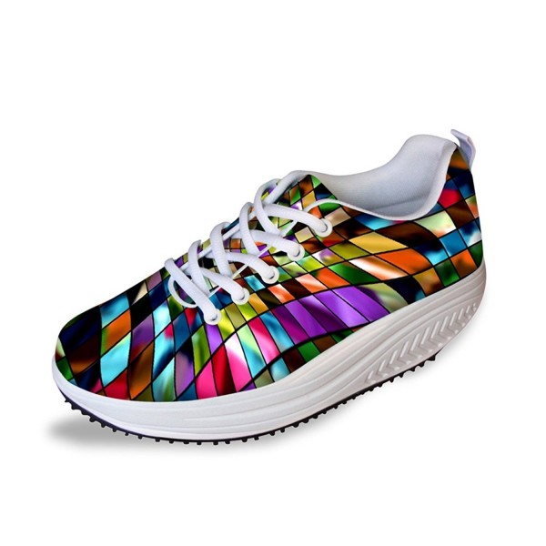 DESIGNS Fashion Pattern Platform Sneakers