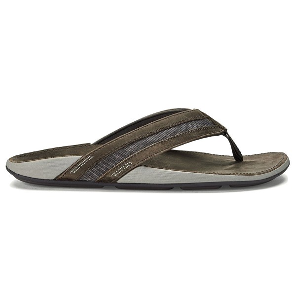 OluKai Mens Ikoi Sandals Charcoal