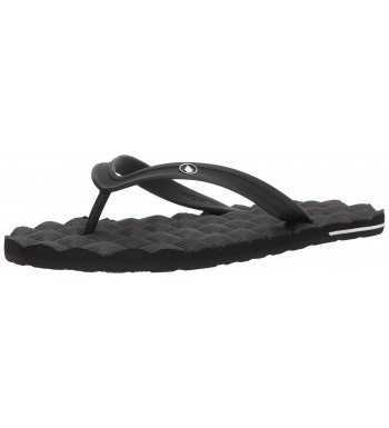 Volcom Recliner Rubber Sandal Black