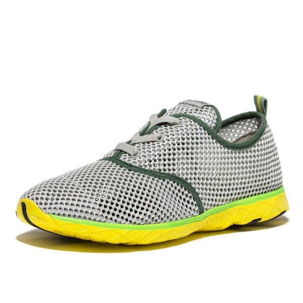 Deer Sneakers Athletic Lightweight Grey Green