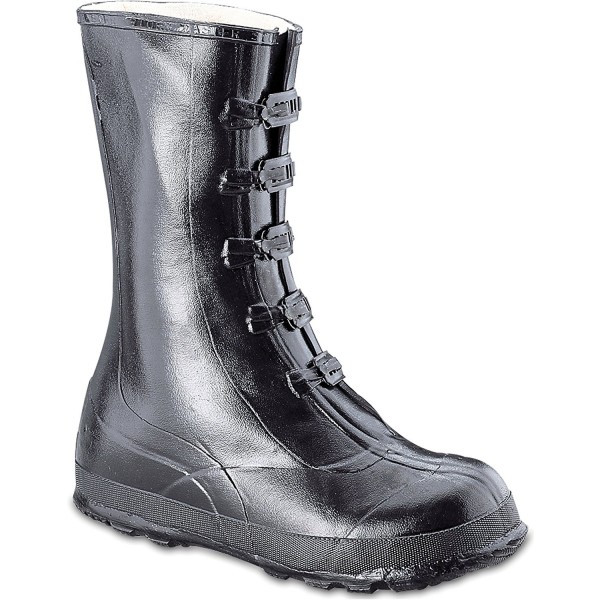 Safety A351-11 Servus Rubber Hi Overshoe with 5-Buckle- Size-11- Black ...