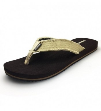 URBANFIND Frayed Fabric Thongs Slippers