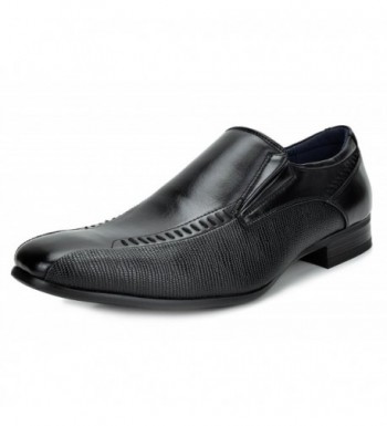 Bruno Gordon 02 Black Leather Loafers