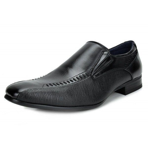 Bruno Gordon 02 Black Leather Loafers