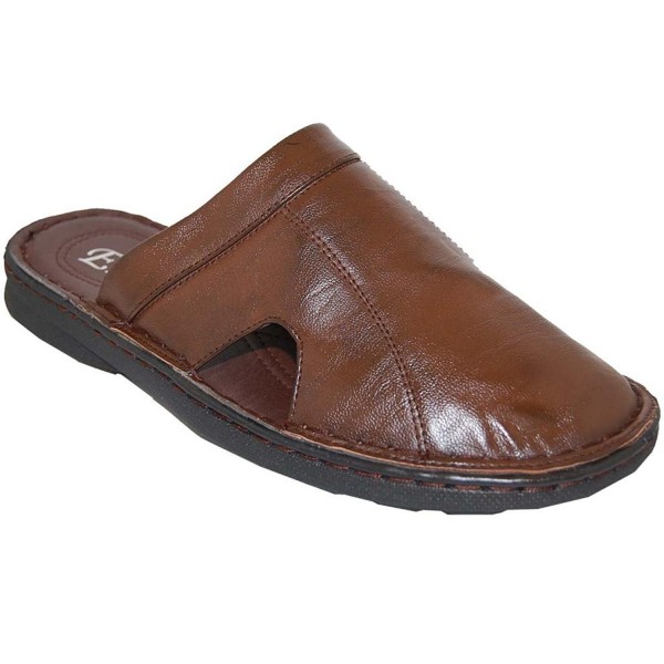 Shoe Artists Slides Brown 10 5D